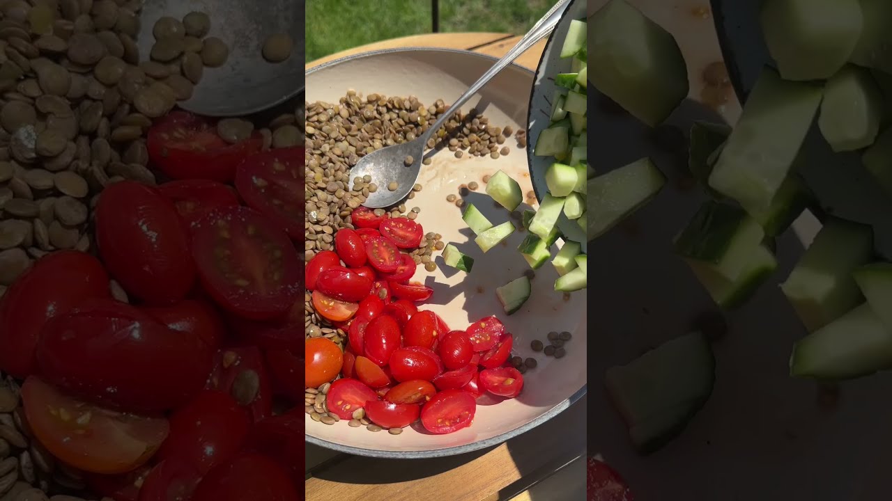 10-Minute Healthy Lentil Salad | Garlic Head Recipes