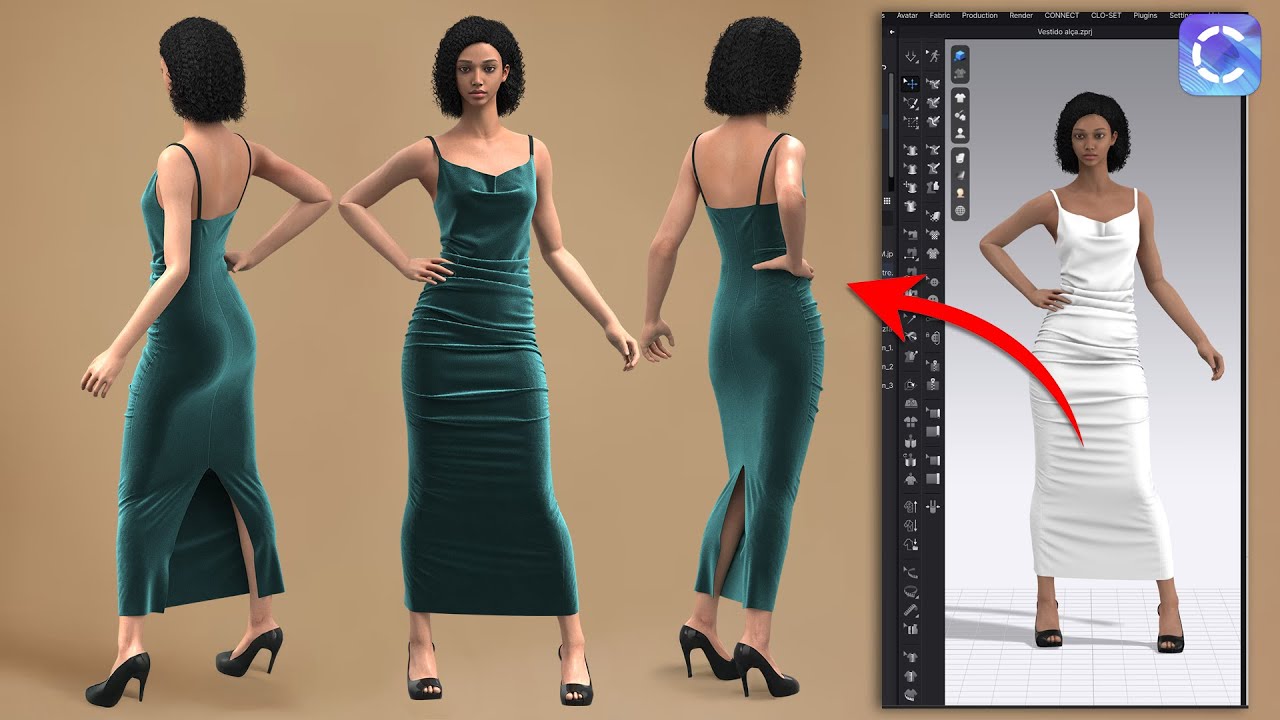 Creating a Stunning Party Wear Dress Top in CLO3D! ✨