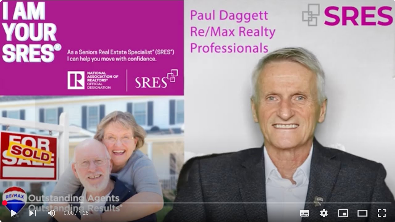 Introducing Paul Daggett, Seniors Real Estate Specialist SRES.