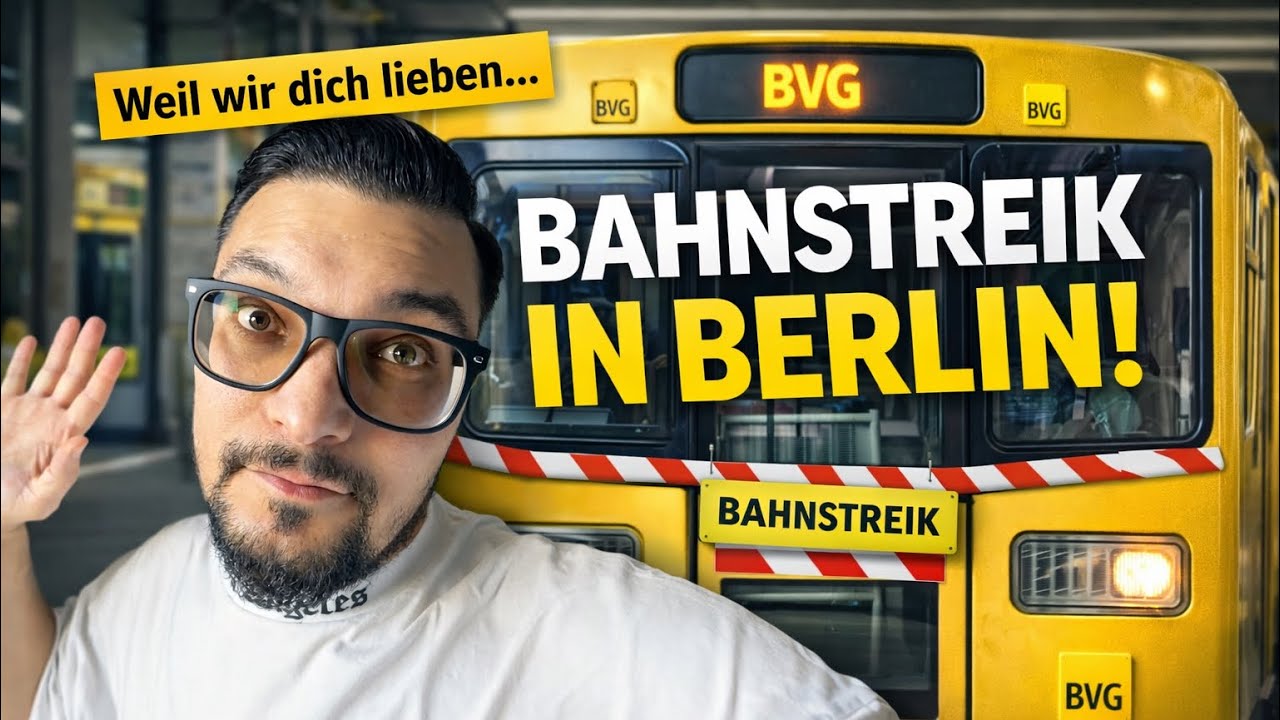 Schon wieder Bahnstreik?! – Ganz Berlin steht still 😳