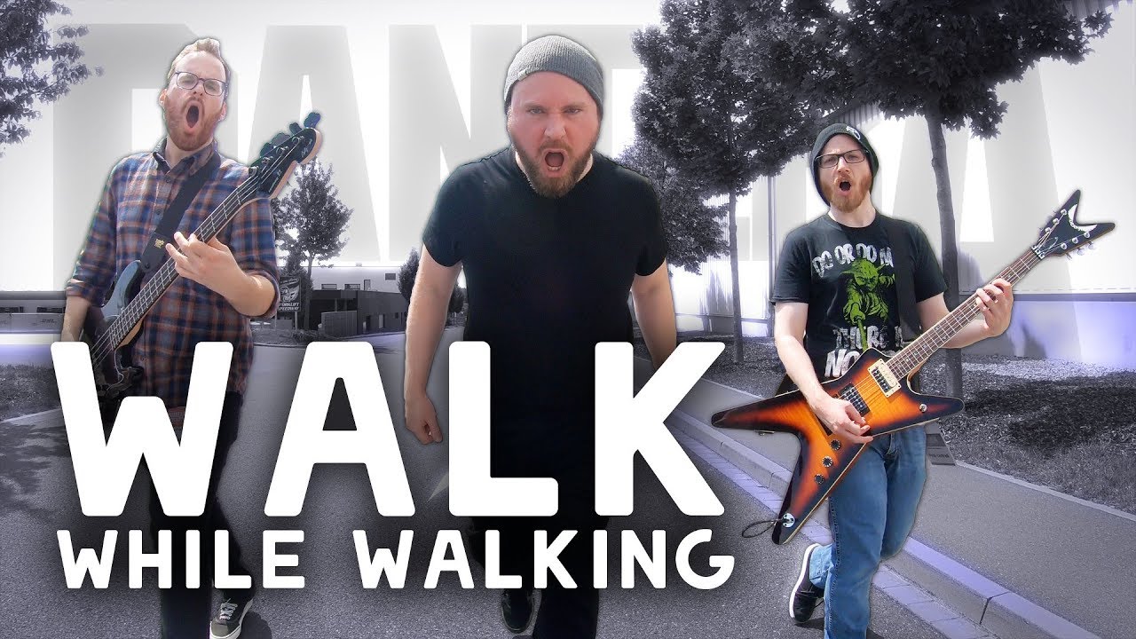 Playing Pantera's Walk....While Actually Walking!