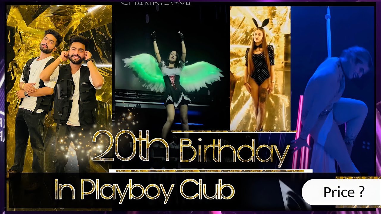 My 20th Birthday 🎉 playboy club Vlog | entry charges ? Night club in #delhi #playboyclub #nightlife