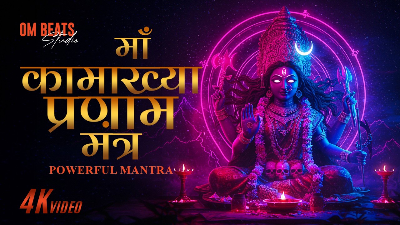 सुनते ही चमत्कार 🙏 माँ कामाख्या देवी प्रणाम मंत्र | 1 Hour Jaap | Om Beats Studio