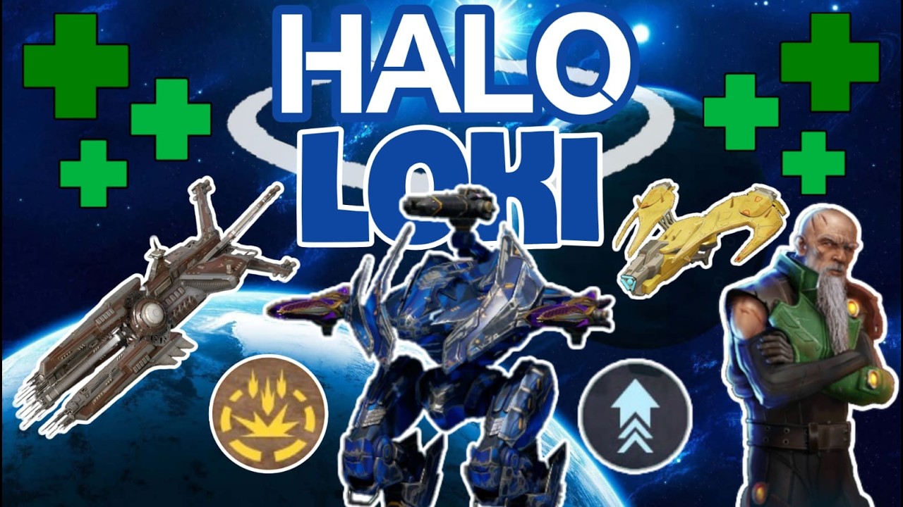 Halo Loki with Kestrel, Keel & Jump Unit | War Robots