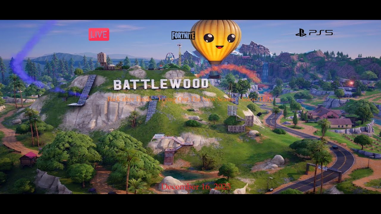 Fortnite PS5 - Checking out Chapter 7 (Pacific/OG Map - Solos) (1 Win)