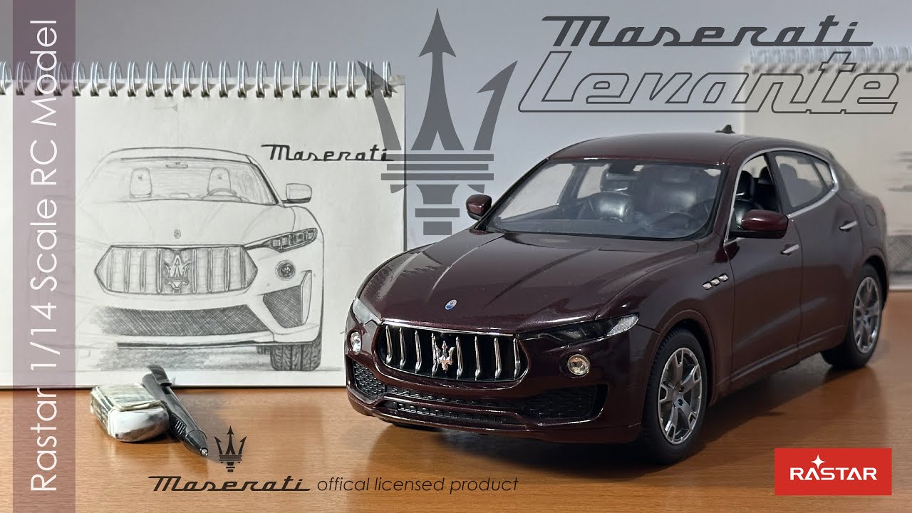 Rastar Maserati Levante 1/14 Scale RC Model, Unboxing, Details, Test Drive