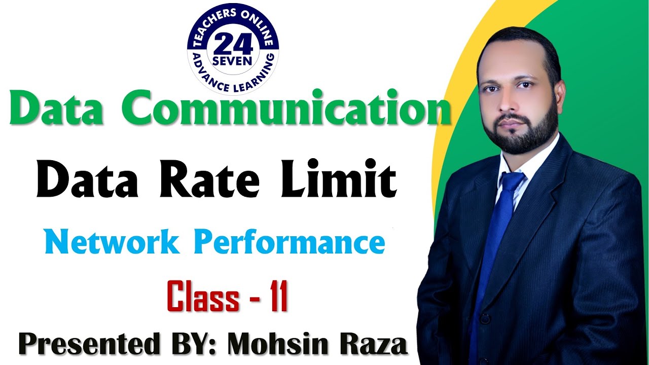 CS601 Short Lecture - 11 | Topic 49 to Topic 53 | Data Rate Limits & Network Performance in (Urdu)