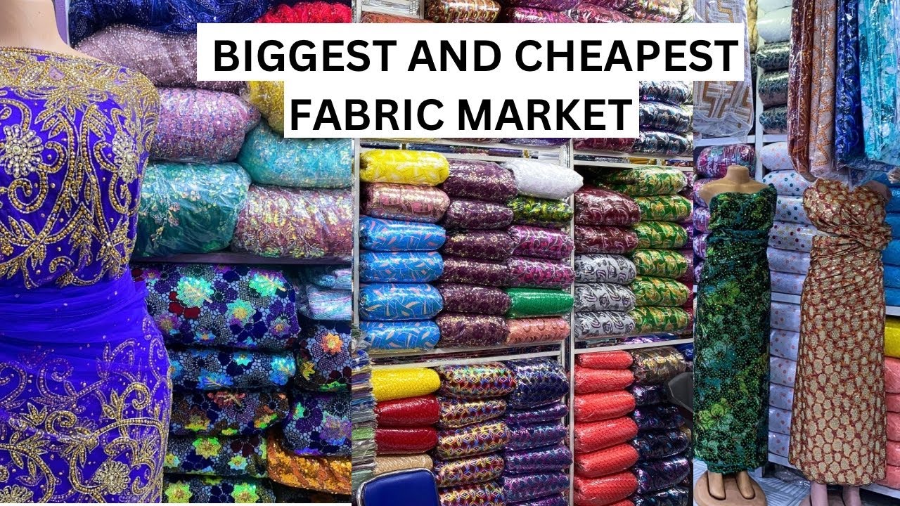The Biggest Fabric Market In Nigeria | Where to buy Lace, George, Ankara, etc at Affordable Prices
