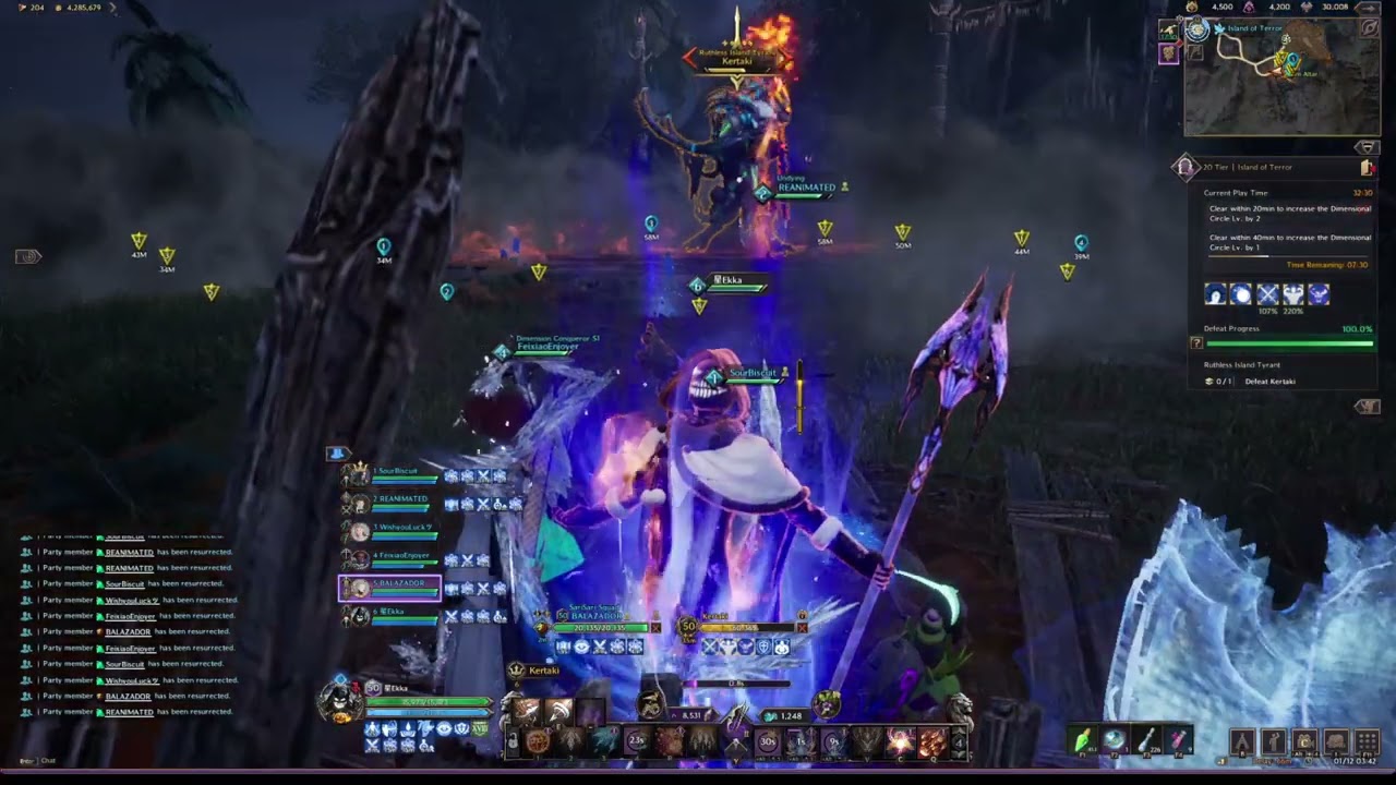 Throne and Liberty Island of Terror T20 Runner