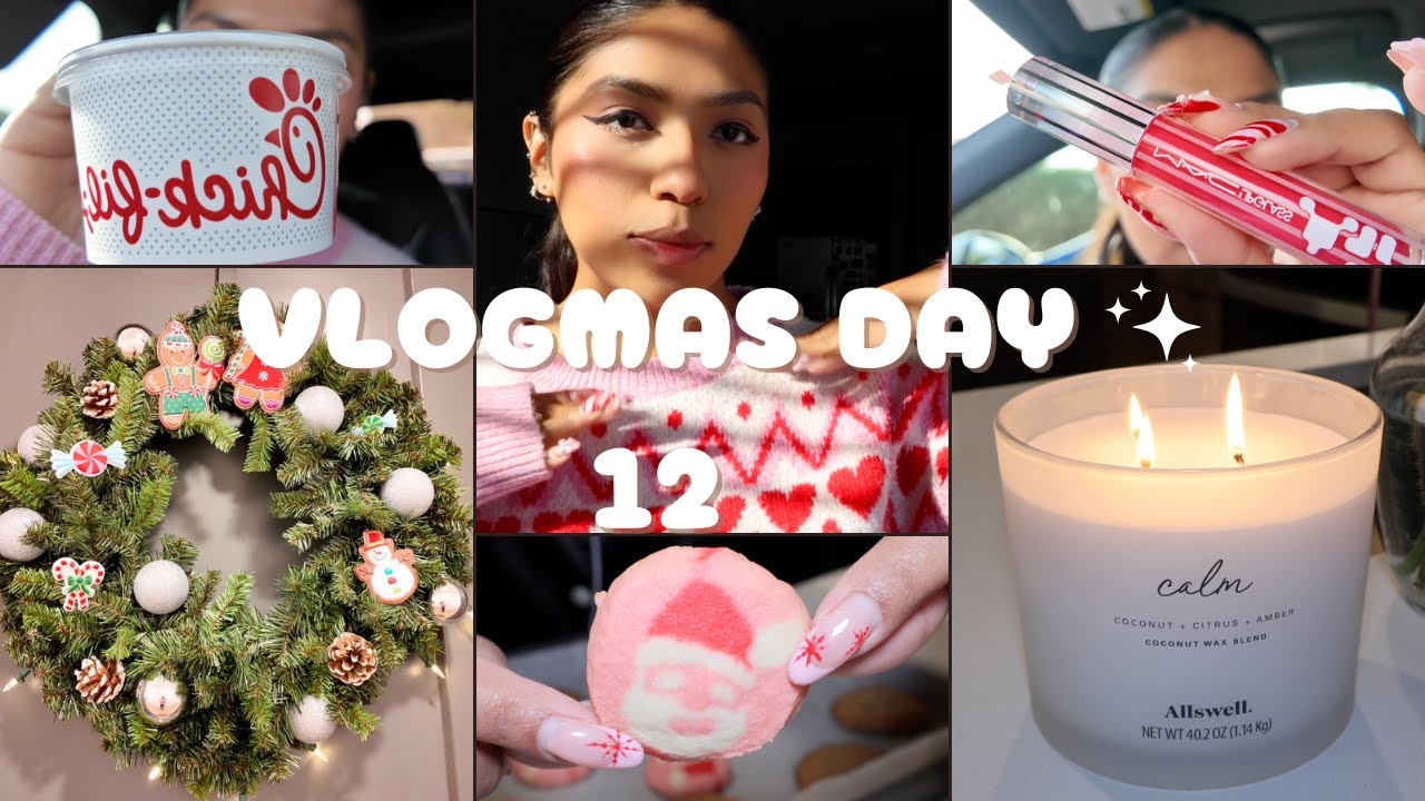 VLOGMAS DAY 12: Baking sweets, singing to you, Chill vibes...