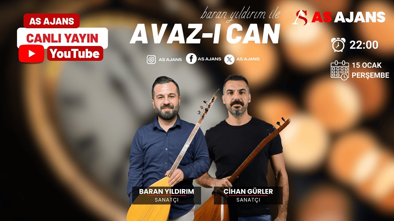 🔴#canlıyayın  Avaz-ı Can: Baran Yıldırım – Cihan Gürler | 