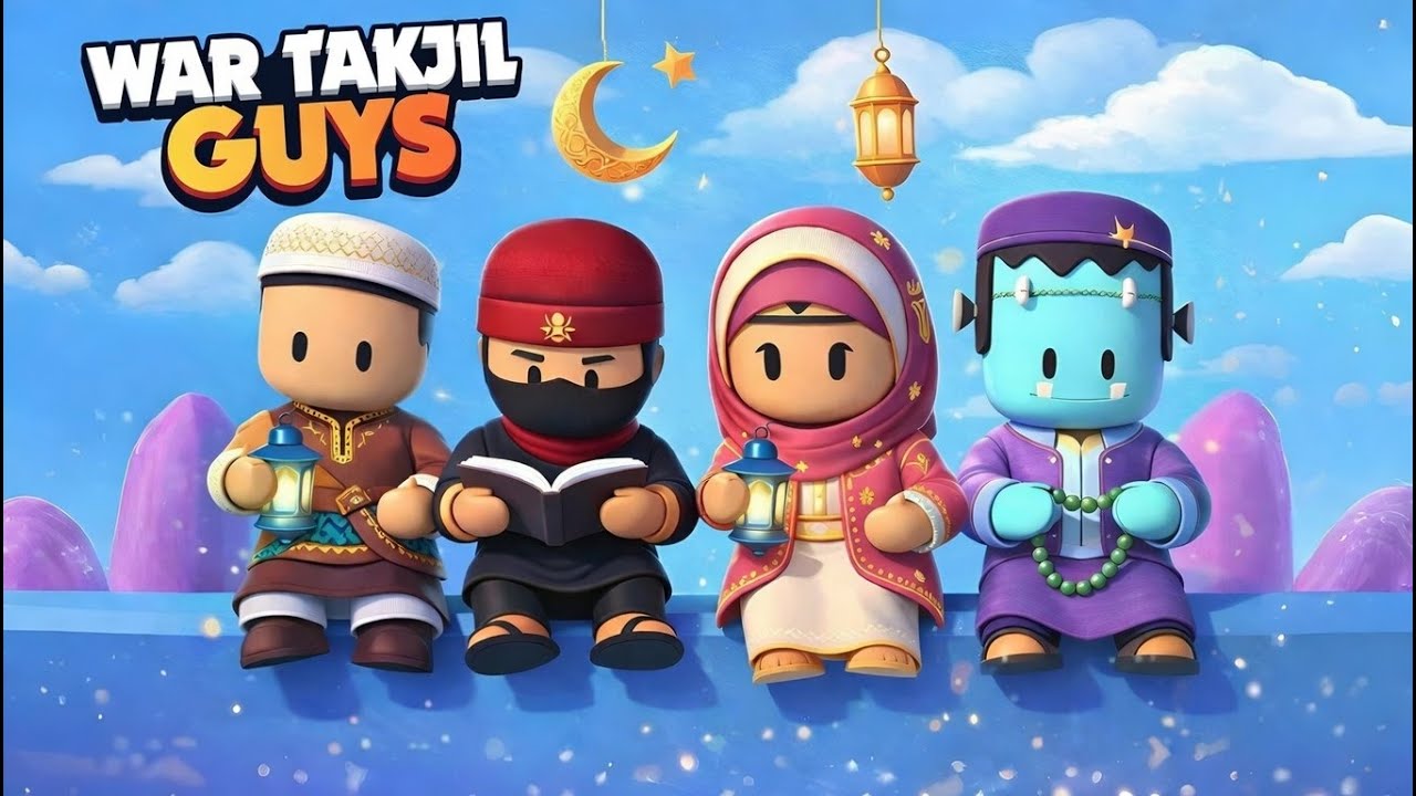 😎 abis war takjil kita mabar yok 😎 | NGABUBURIT DAY 13 | STUMBLE GUYS LIVE STREAMING