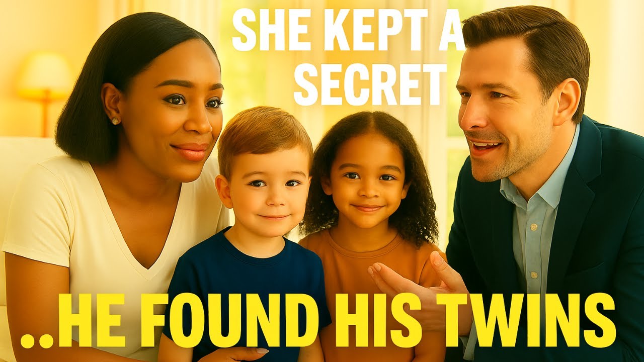 She Returned After 5 Years| With His Twins He Never Knew About#lovestory#EmotionalReunion#2ndChances