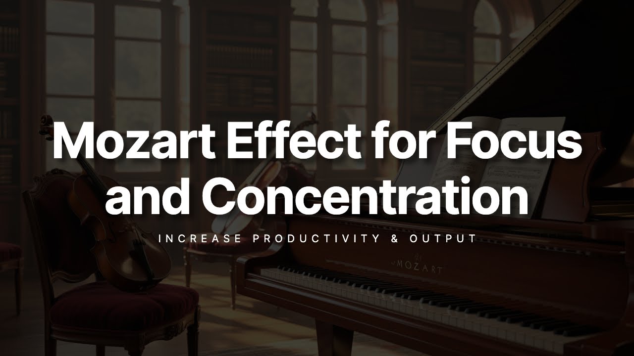 Mozart Effect for Focus and Concentration | 1+ Hour Classical Piano & String Quartet Playlist