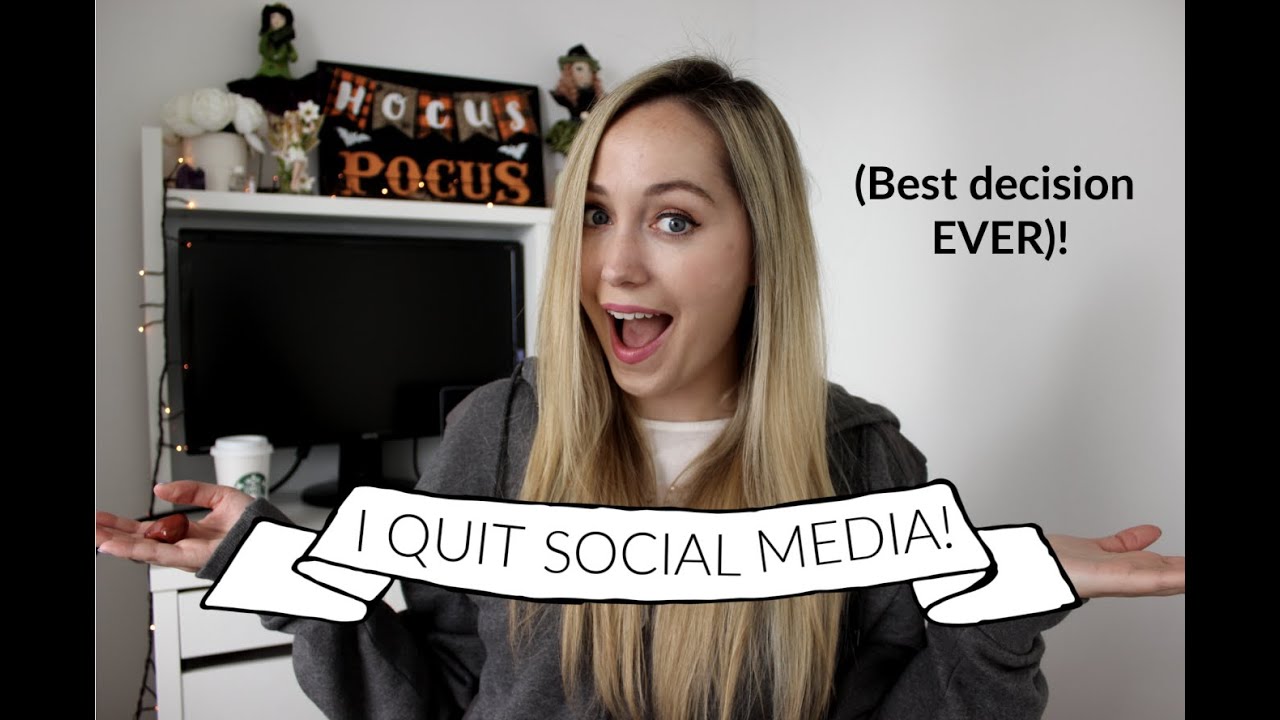 I QUIT SOCIAL MEDIA (Best Decision EVER)!