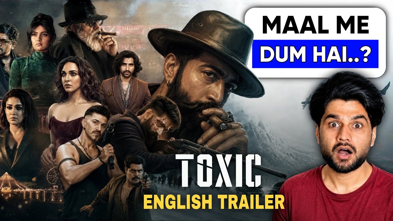 TOXIC English Trailer Reaction & Review 🤯 Yash's GLOBAL Domination! | Prem Unfiltered
