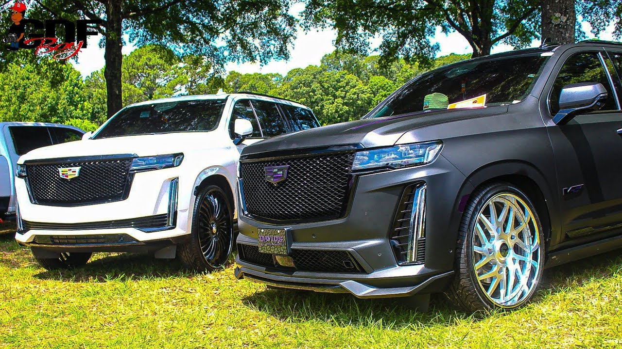 Cadillac Escalade & Escalade V on 30s and 26s.