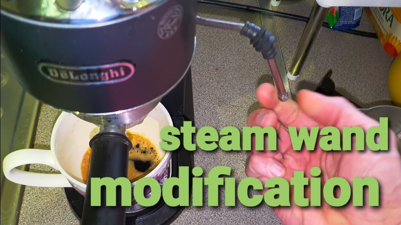 Delonghi Dedica EC685  Simple steam wand modification.
