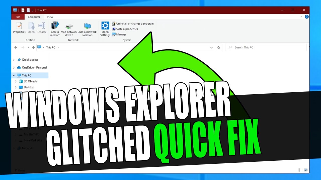 FIX File Explorer Not Showing Anything Without Restarting