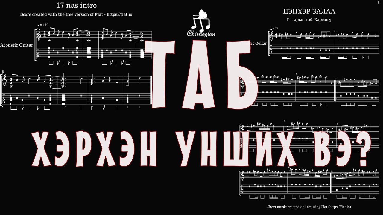 ТАБ хэрхэн унших вэ? | Гитарын хичээл №23