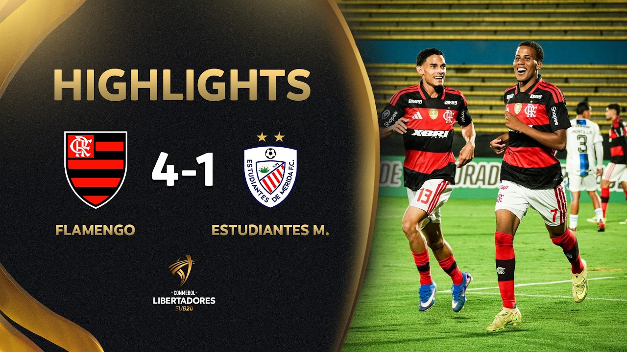 FLAMENGO X ESTUDIANTES DE MÉRIDA | MELHORES MOMENTOS | CONMEBOL LIBERTADORES SUB20 2026