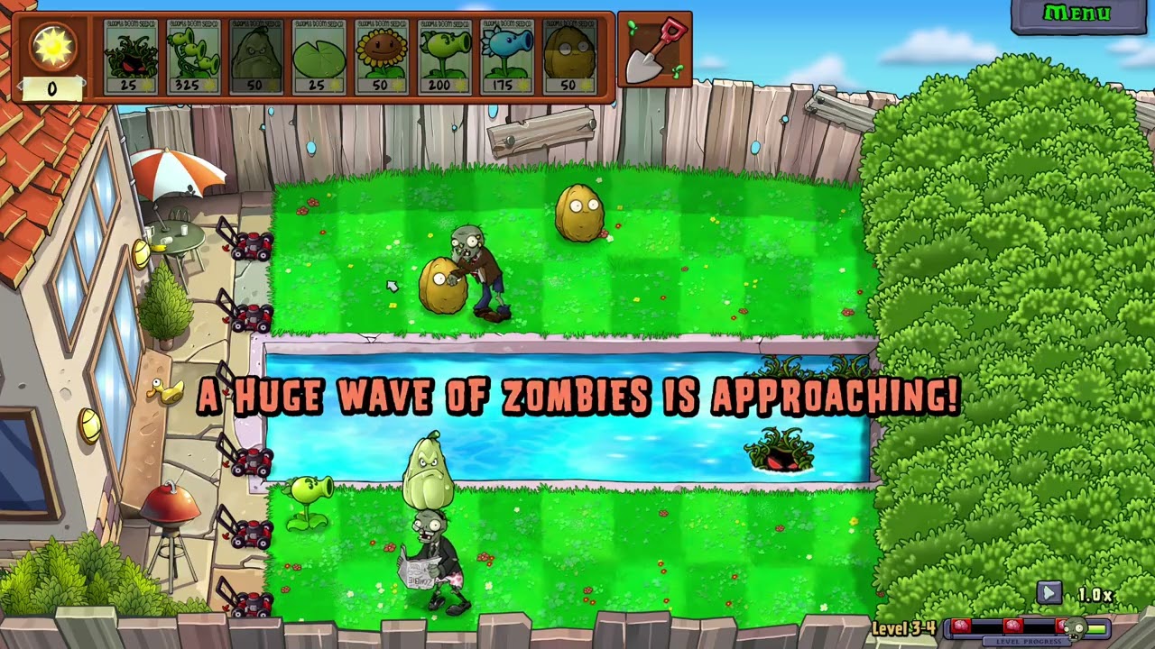 Действительно ли дополнительный слот помогает победить в Plants vs Zombies?