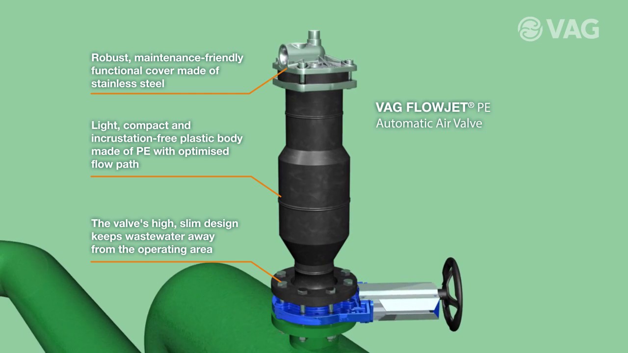 VAG FLOWJET&reg; PE Automatic Air Valve EN (Teaser)