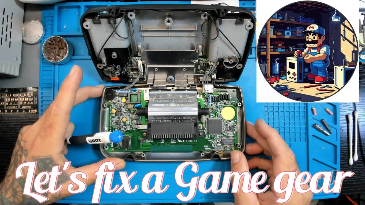 Game gear recap and trace repair
