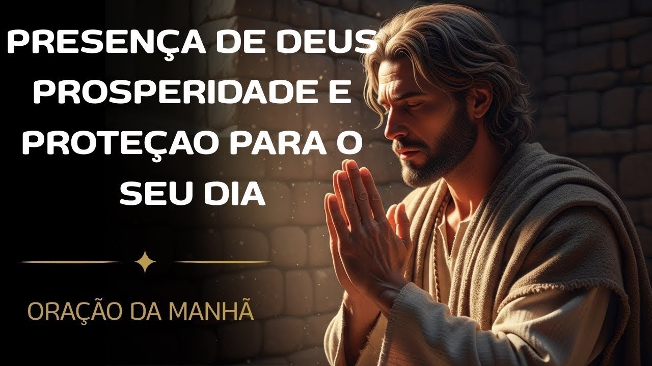 PRESENÇA DE DEUS,PROSPERIDADE E PROTEÇAO PARA O SEU DIA - ORAÇÃO DA MANHÃ