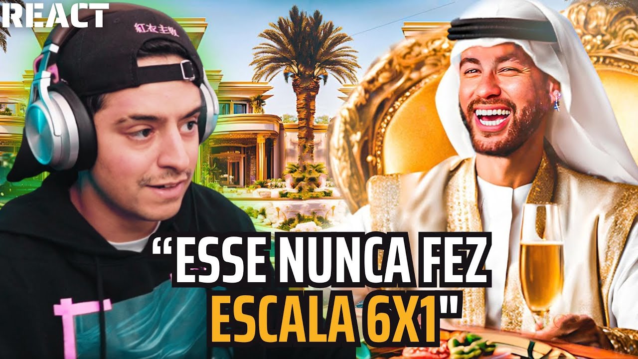 CORINGA REAGINDO A VIDA DE PRINCIPE DE NEYMAR JR NA ARABIA