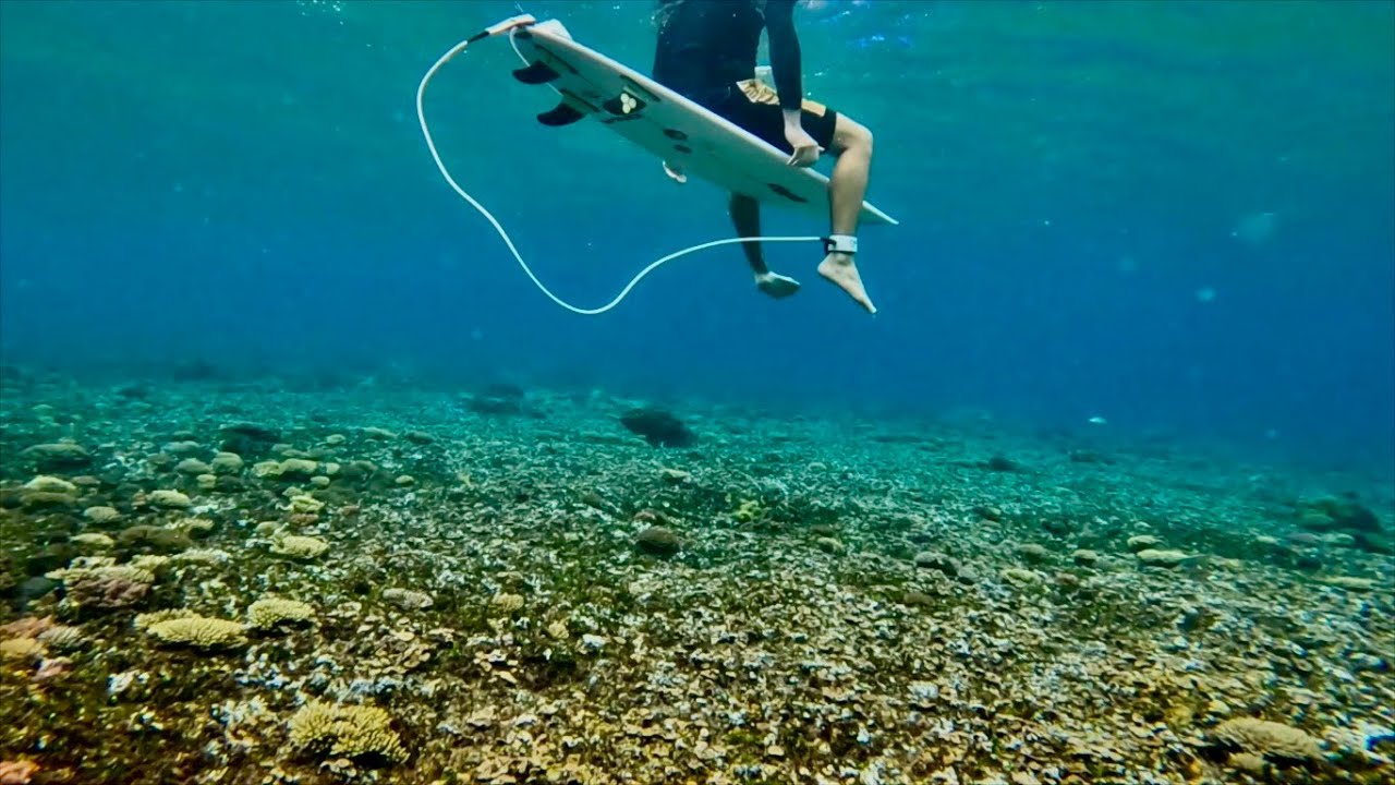 Surfing Dreamy Outer Reef in Philippines
