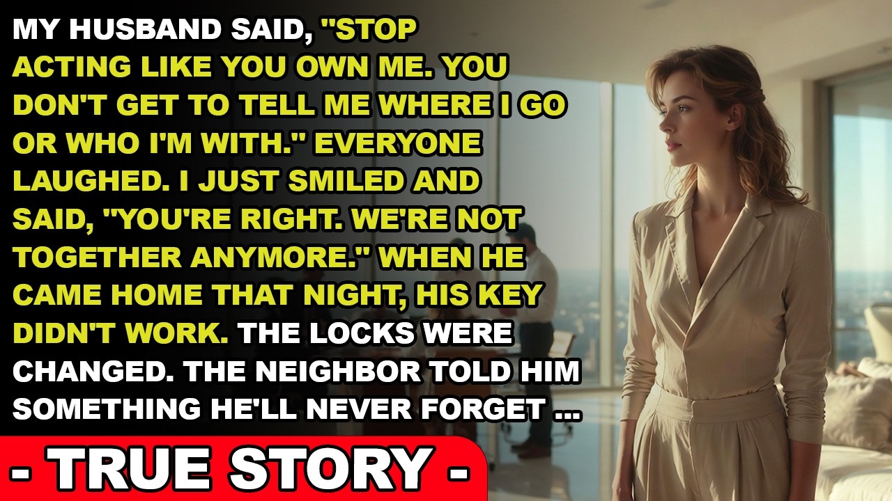 My Husband Laughed At Me In Public—Now I Own The Penthouse And The Company