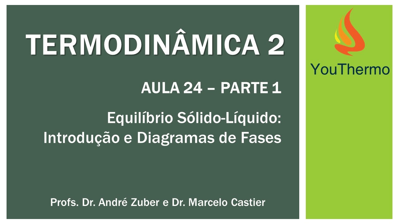 AULA 24 (PARTE 1) - Equilíbrio Sólido-Líquido: Introdução e Diagramas de Fases