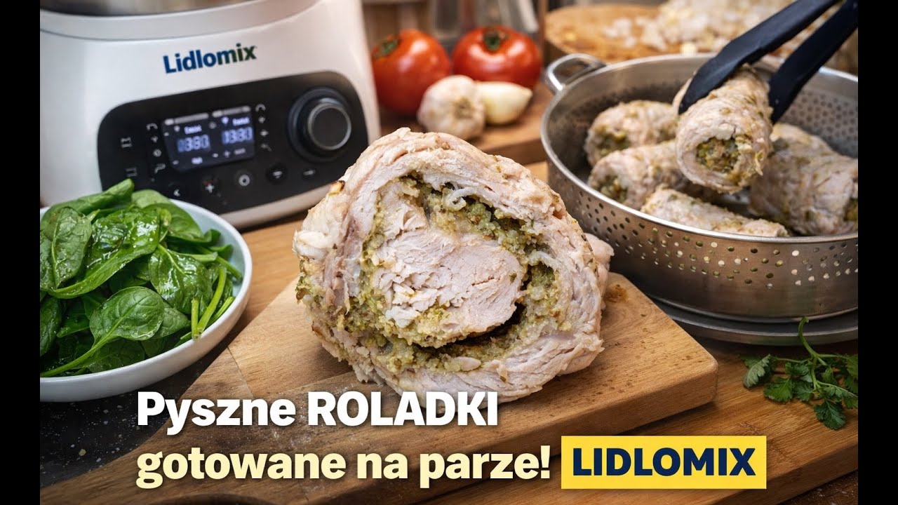 LIDLOMIX Pyszne ROLADKI gotowane na parze! Gotowanie z Monsieur Cuisine SILVERCREST® Wiesz co jesz;)