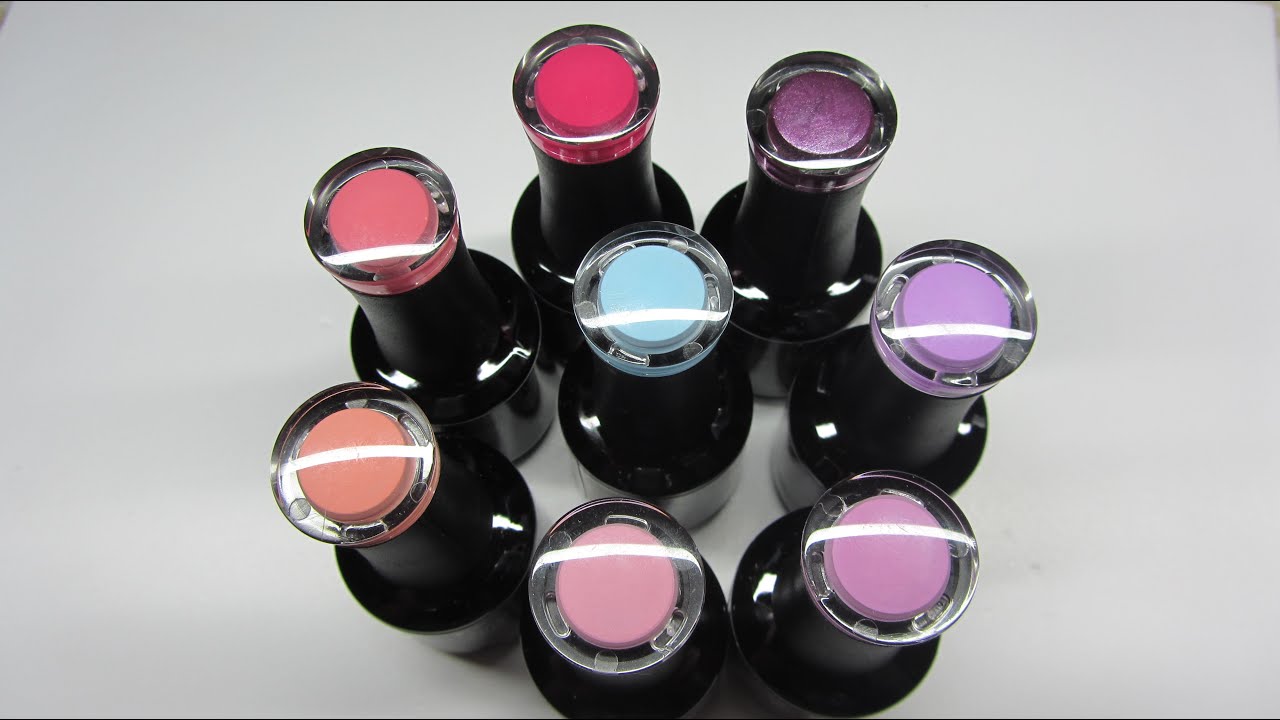 Swatches: Madam Glam Gel Polishes - Pastel Colors