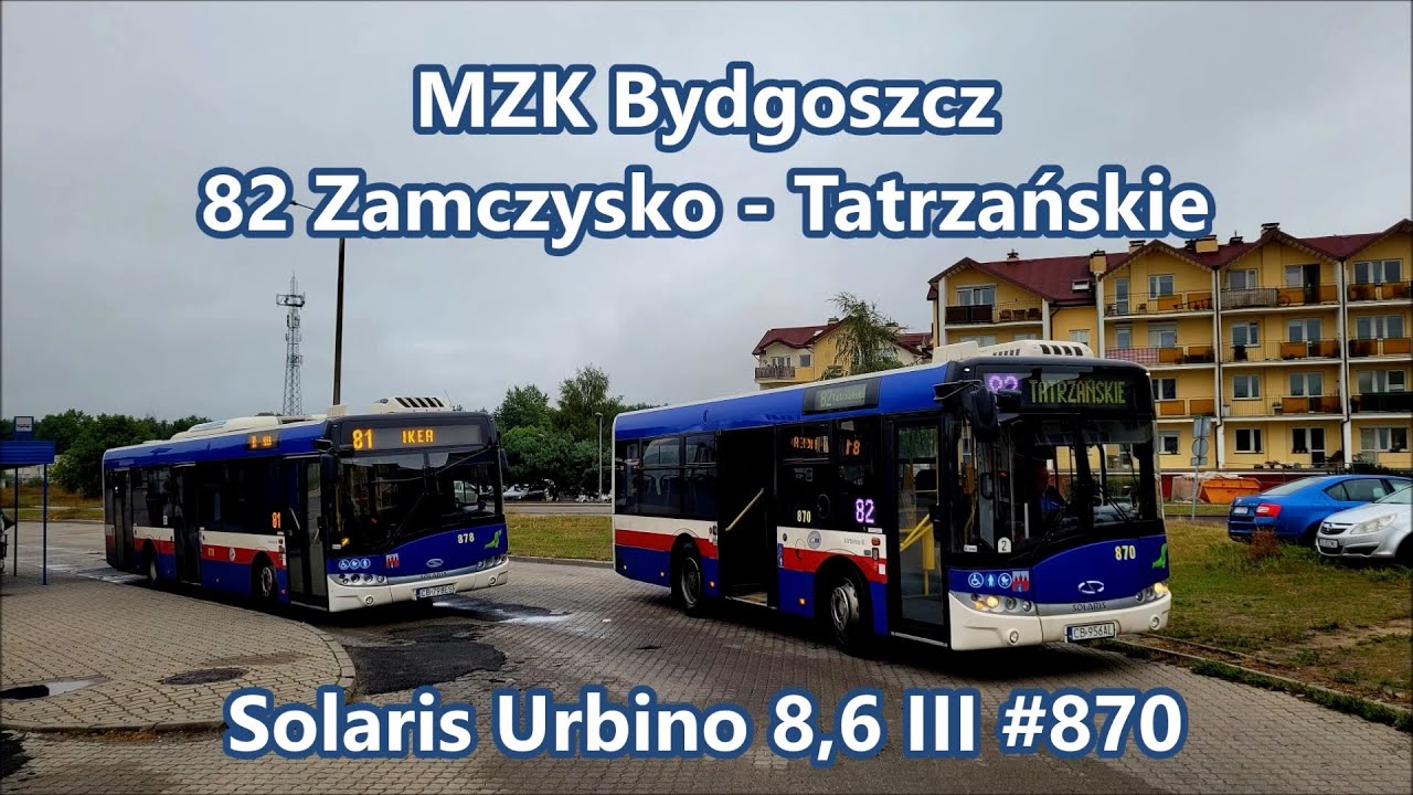 MZK Bydgoszcz - Solaris Urbino 8,6 III #870, linia 82