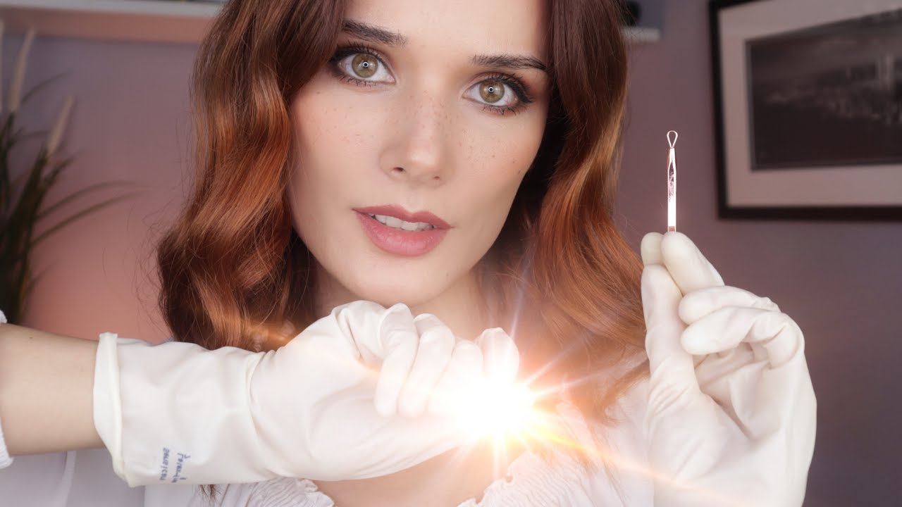 ASMR Medical Face Exam , Medical Role Play , Face Touching , Personal Attention ASMR , Soft Spoken
