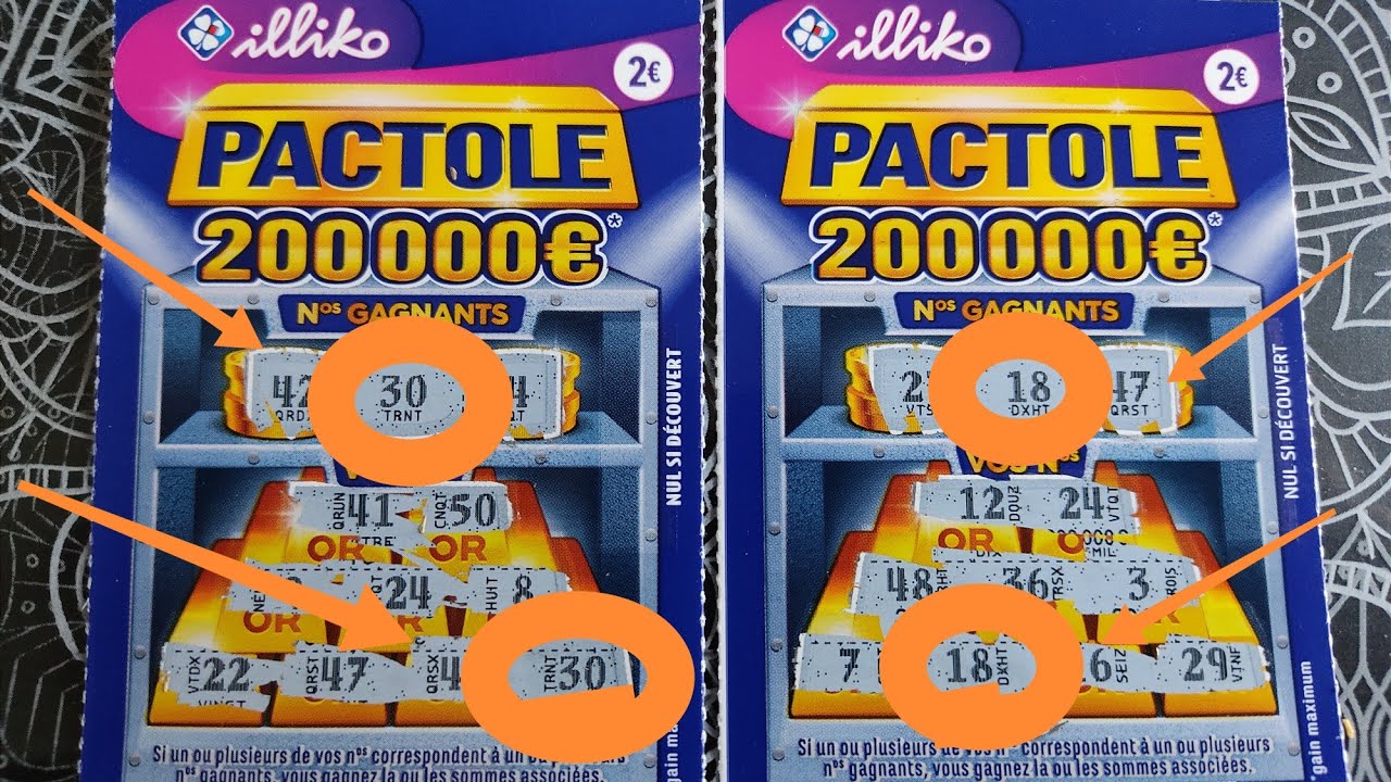 Grattage FDJ !! Spécial PACTOLE !! On en gratte 10 !! 😉👍