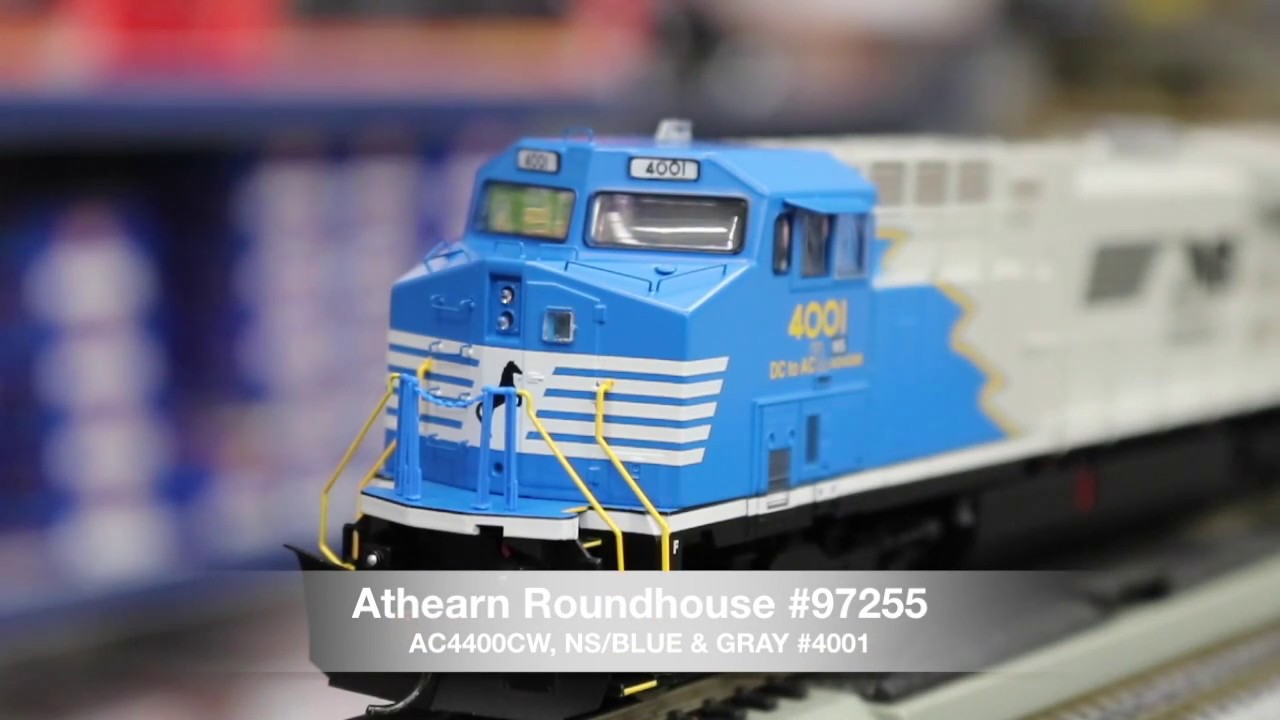 Athearn Roundhouse #97255 AC4400CW, NS/BLUE & GRAY #4001