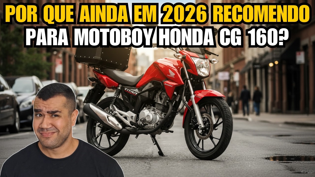 HONDA CG 160 PARA TRABALHAR LOUCURA OU UNICA OPÇÃO LUCRATIVA NO BRASIL?