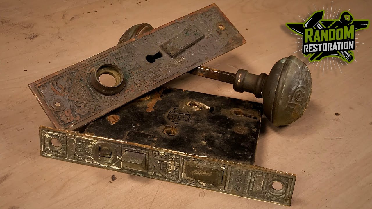Ornate 1890s Mortise Lock Set Restoration | Random Restoration