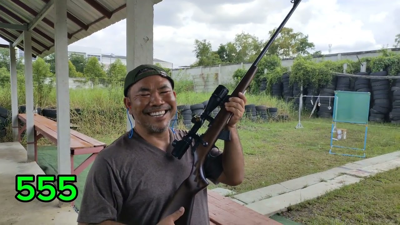 Ep98 ปืนยาว CZ 457 Jaguar .22LR ลำกล้อง 28 นิ้ว ทดสอบยิง 83 เมตร