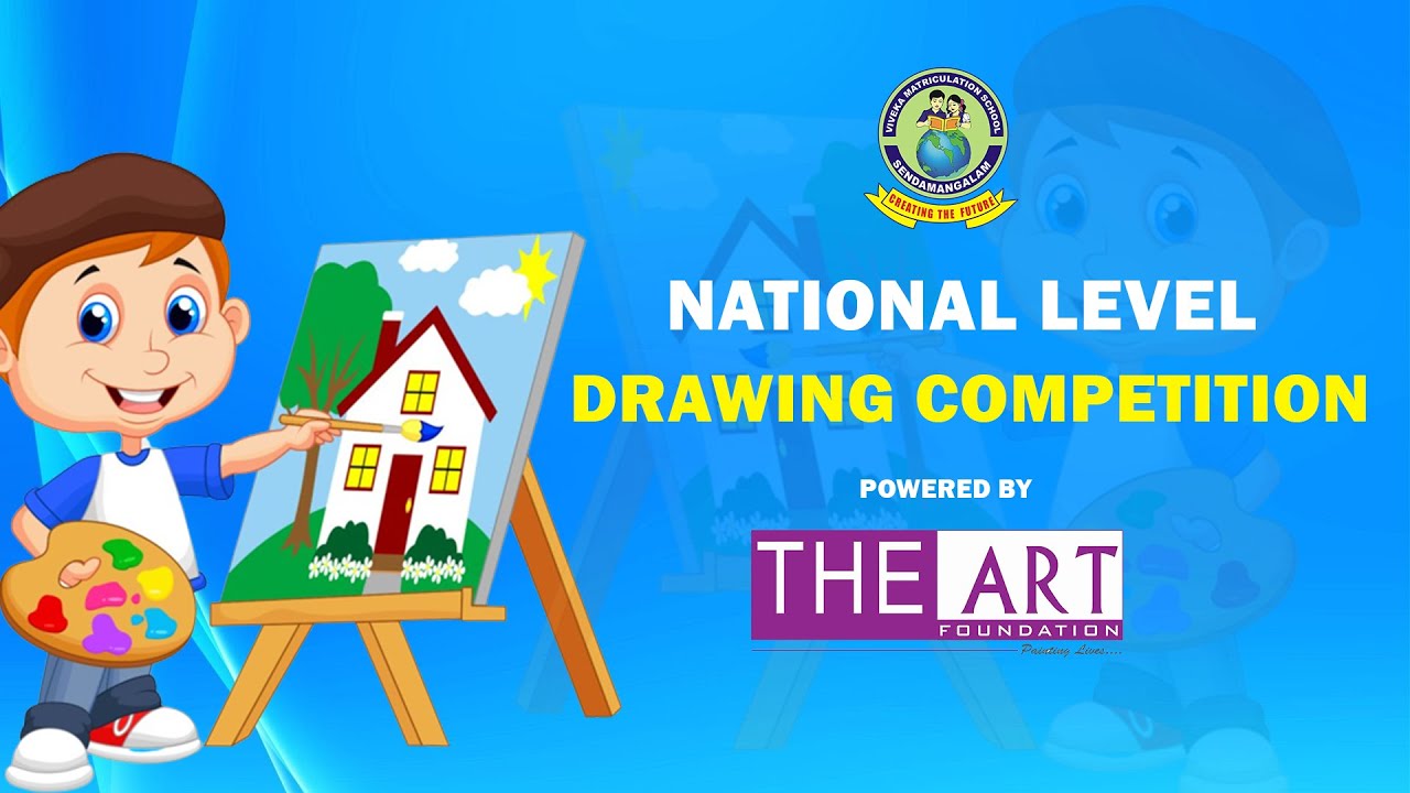 National Level Drawing Competition | Art Foundation | Viveka Matriculation School