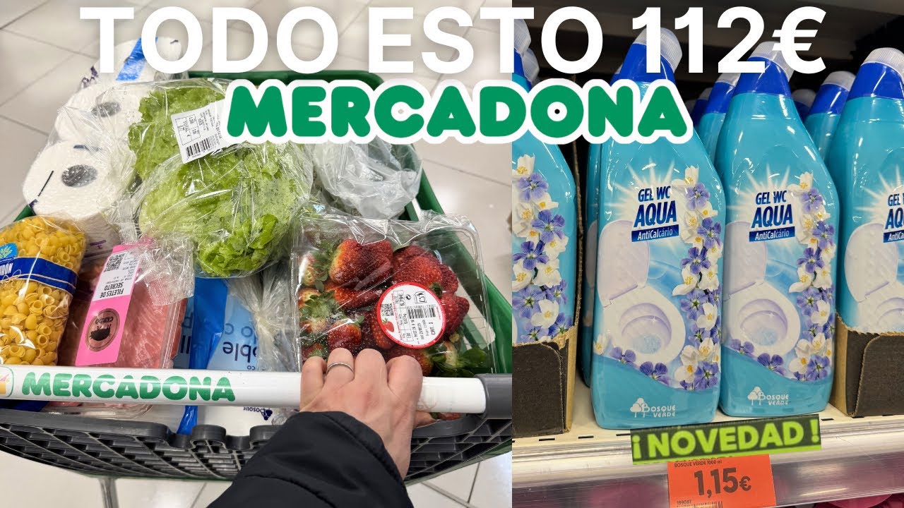 112€ en Mercadona 🛒 Novedades y compra semanal real