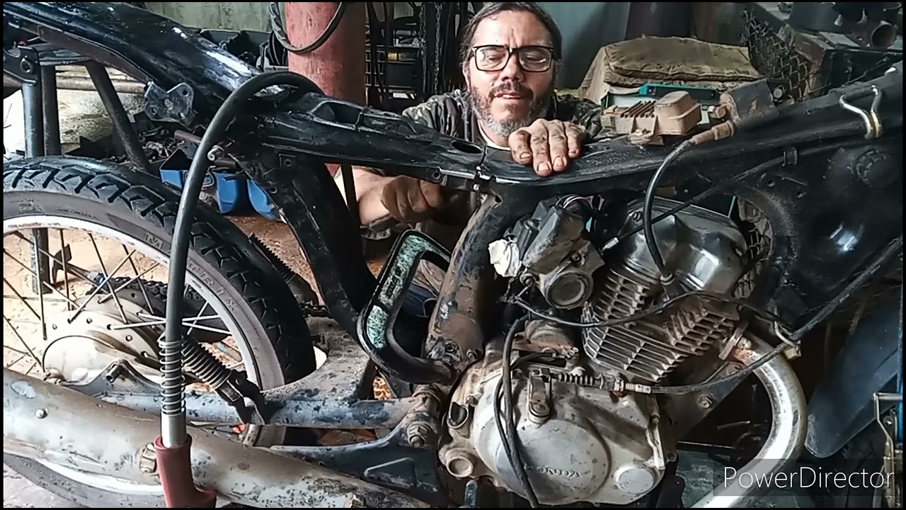 recuperação do chassi da titan 150cc