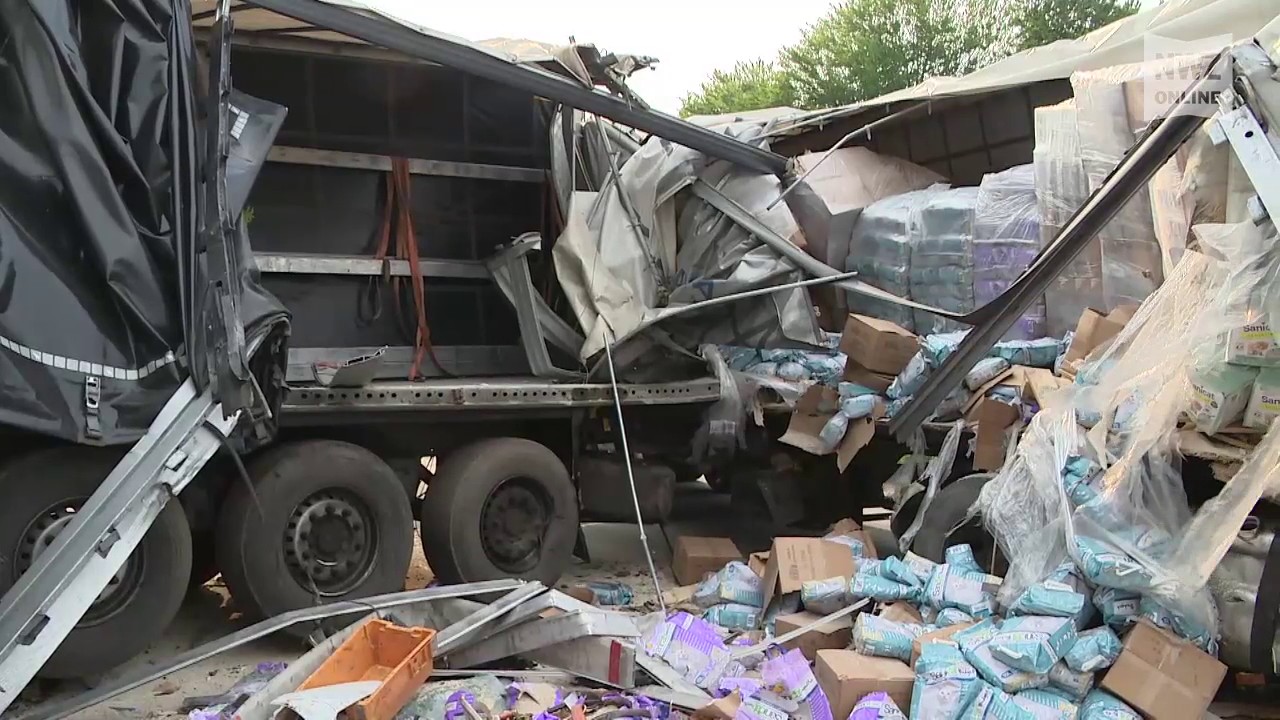 Oyten: Vier Sattelzüge in Unfall auf der A1 verwickelt