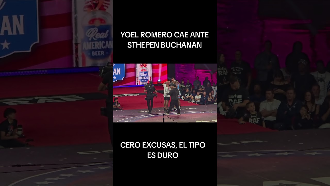 YOEL ROMERO CEDE ANTE BUCHANAN EN RAF 5