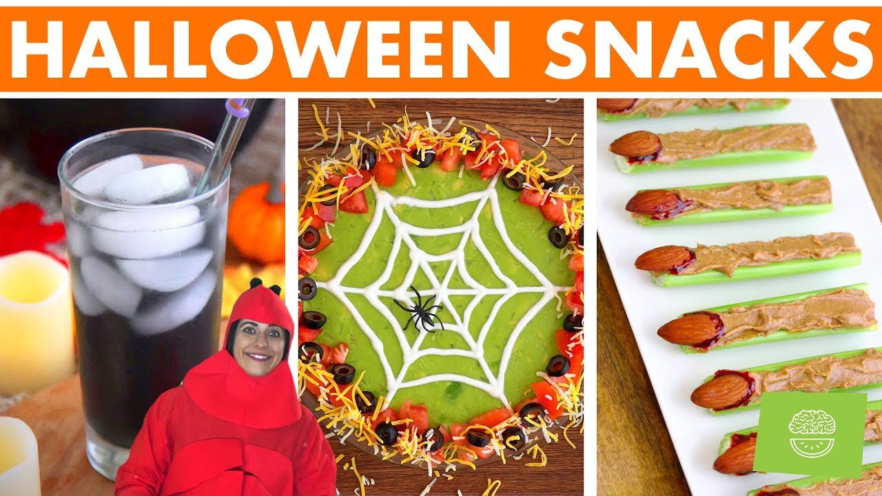 Healthy Halloween Party Food & Snacks! Easy Recipes!