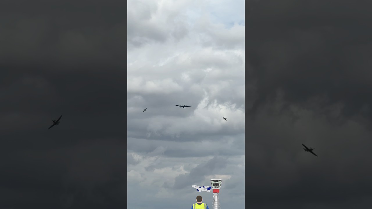 The Royal Air Force Battle of Britain Memorial Flight (BBMF) at The Royal International Air Tattoo