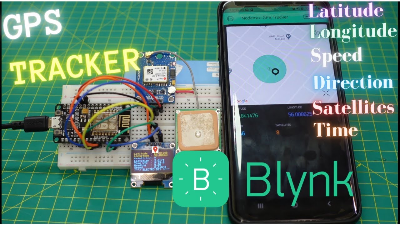 ESP8266 Blynk GPS Tracker With Real Time Display